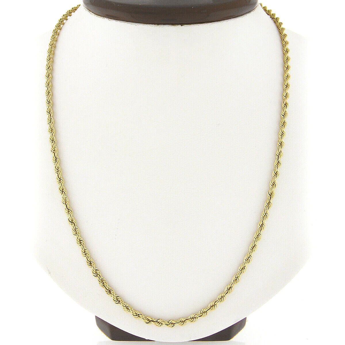 Everlasting gold 14k gold online rope chain necklace
