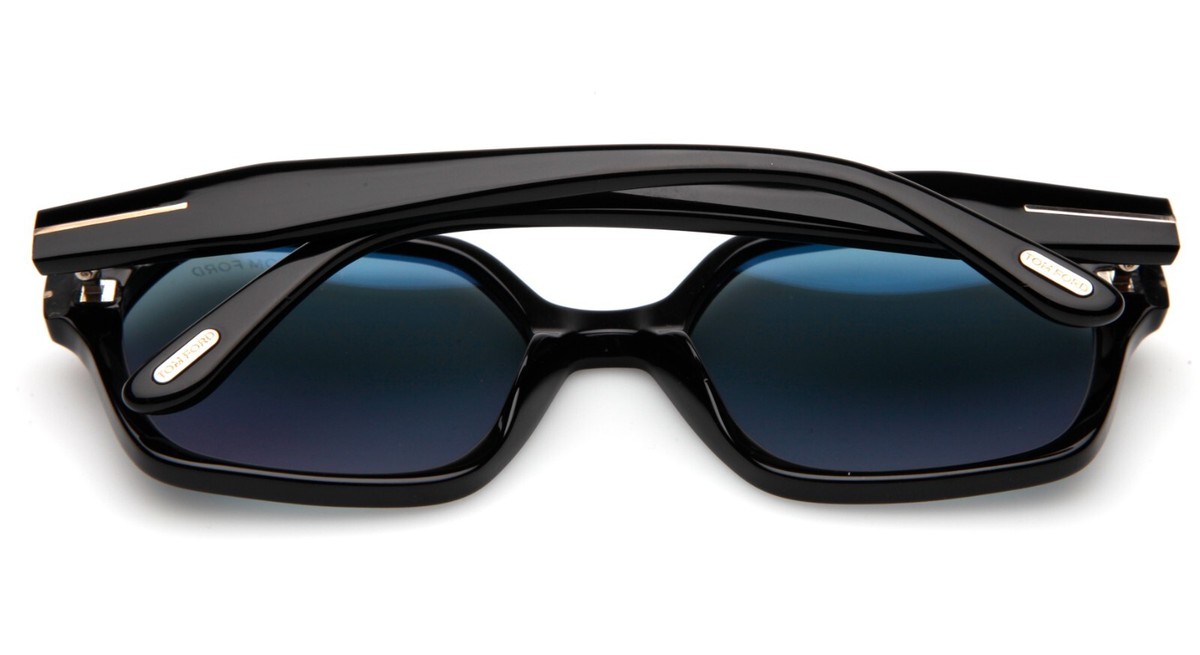 New TOM FORD Romy TF1032 ECO 01A Black Sunglasses 56-19