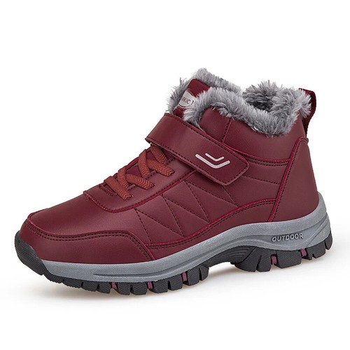Men Women Ankle Boots Waterproof Plush Keep Warm Outdoor Walk Boots Sneakers - Picture 28 of 28