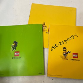 Lot 3 Lego Master Builder Academy Designer Handbook Instruction 20203 Kit 1 4 6 