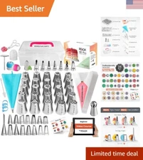 Versatile and Quality: 304 Stainless Steel Russian Piping Tips - 90pcs Set