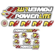 Powerlite - P61 Chrome decal set