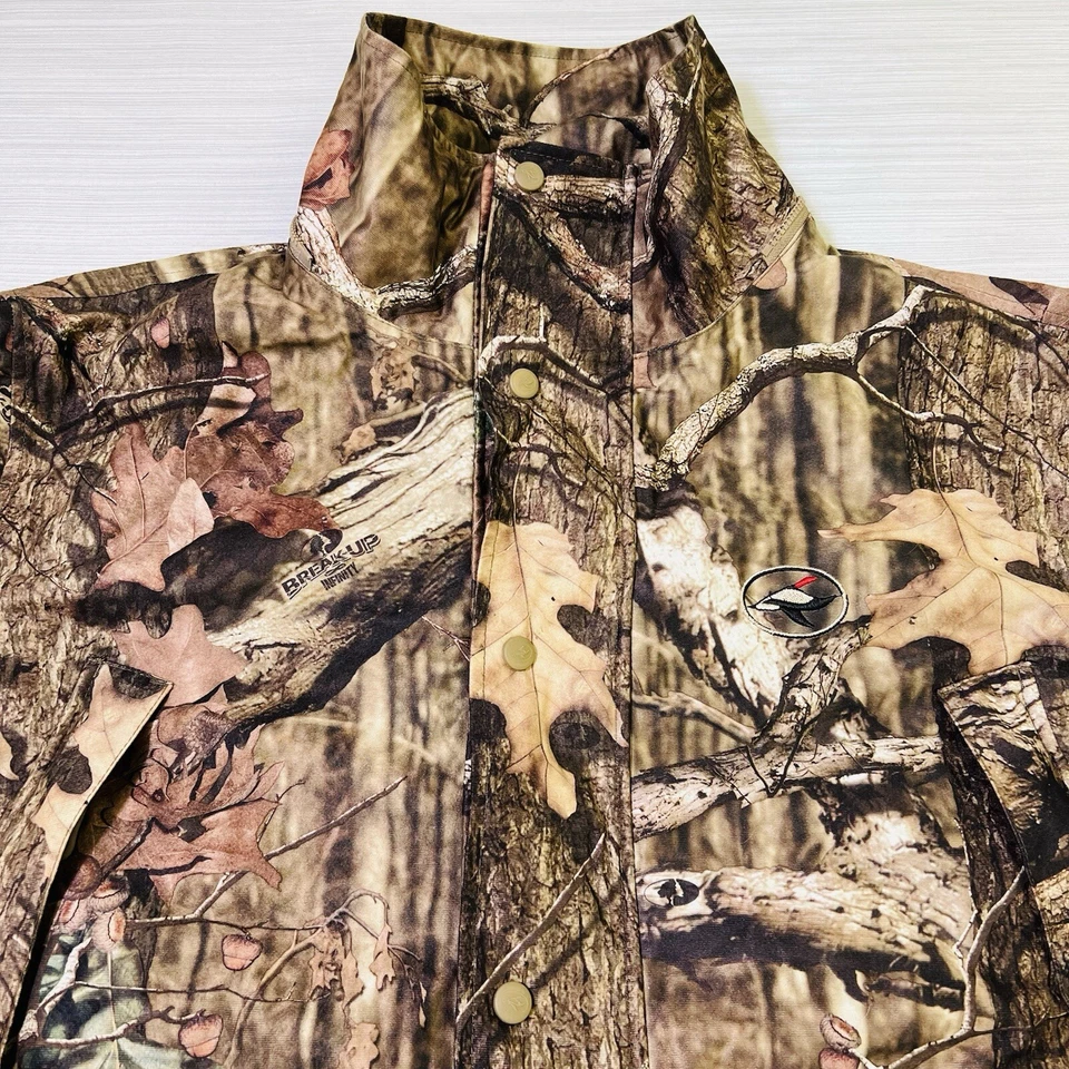 RedHead Camo Jacket Bone Dry Mountain Stalker Real Tree Full Zip No Hood Size XL - Image 2 of 4