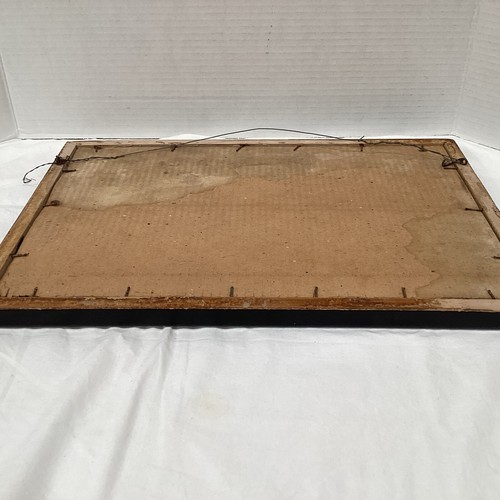 Antique Tiger Oak Framed Lithograph Strawberries " The Choicest of the Season " - Picture 11 of 11
