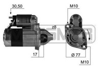 ERA Anlasser Starter 1.2Kw FüR Hyundai Coupe 220383A