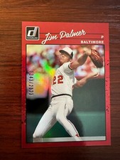 2023 Donruss Baseball Retro Base Holo Red #256 Jim Palmer /2023