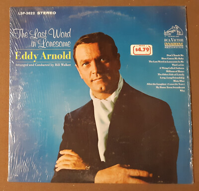 Eddy Arnold The Last Word in Lonesome by RCA Records 33rpm VINYL LP w/shrinkwrap