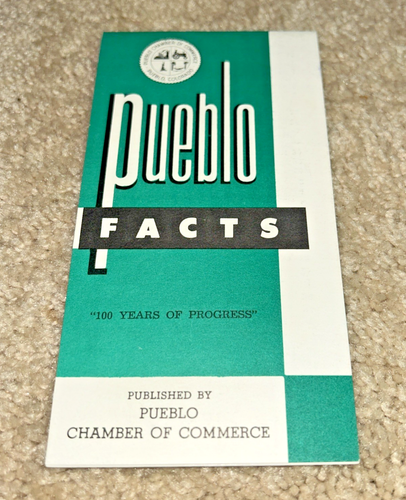 60er / 70er Jahre PUEBLO COLORADO - FACTS Prospekt - 100 Jahre Fortschritt - Bild 1 von 15