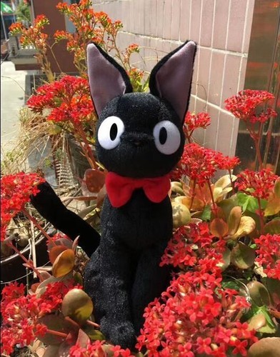 New 30cm Cute KIKI'S DELIVERY SERVICE JIJI CAT Plush Stuffed Doll Toys  - Picture 1 of 2