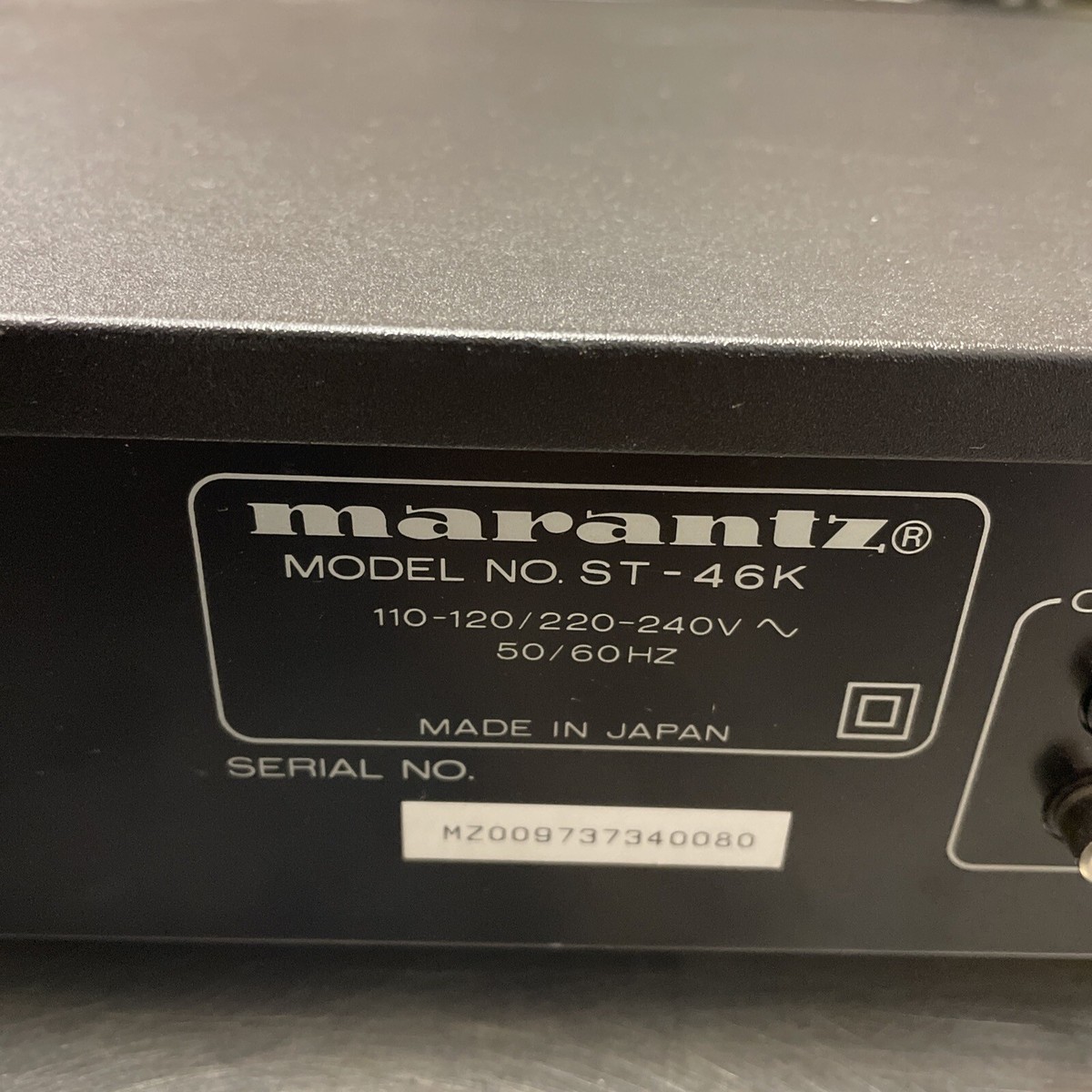 Marantz ST-46 FM/AM Tuner | eBay