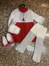 American Girl Ruby & Ribbon Holiday Dress Outfit Only Doll Not Included