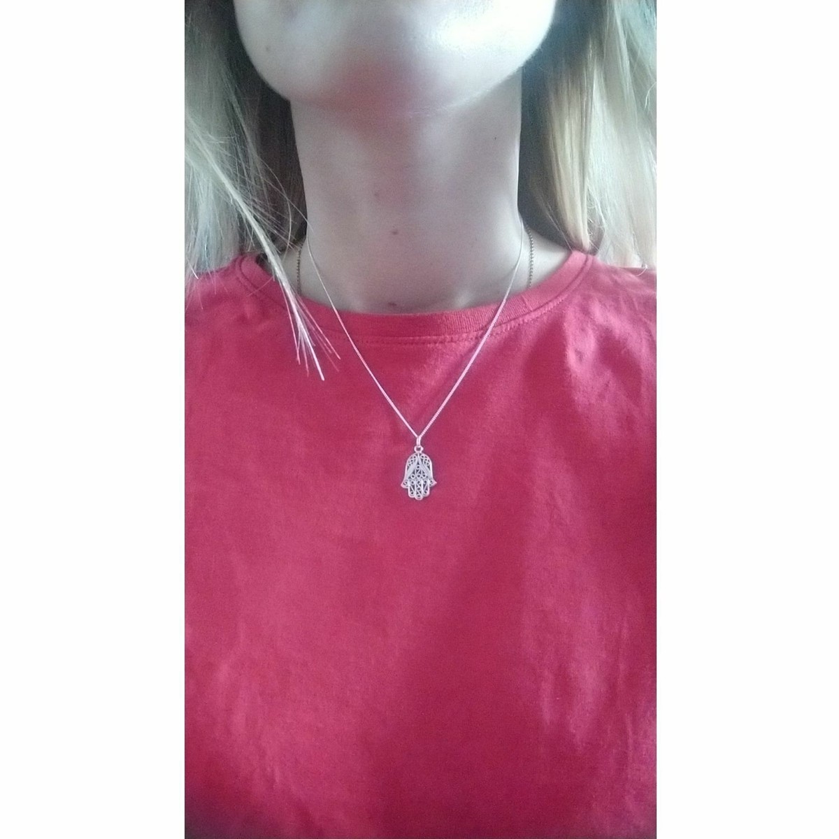 Pendentif Main De Fatma En Argent 925 - Modèle Ajouré Avec Arabesques - Marque Tata Gisele, Neuf