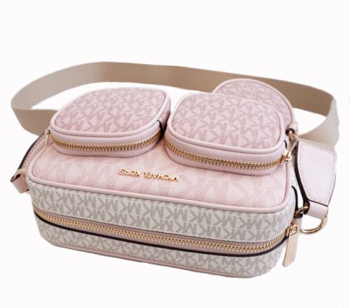 Sac Michael Kors sac à bandoulière Jet Set Item MD PKT Xbody P. BlushMulti neuf - Photo 10 sur 12