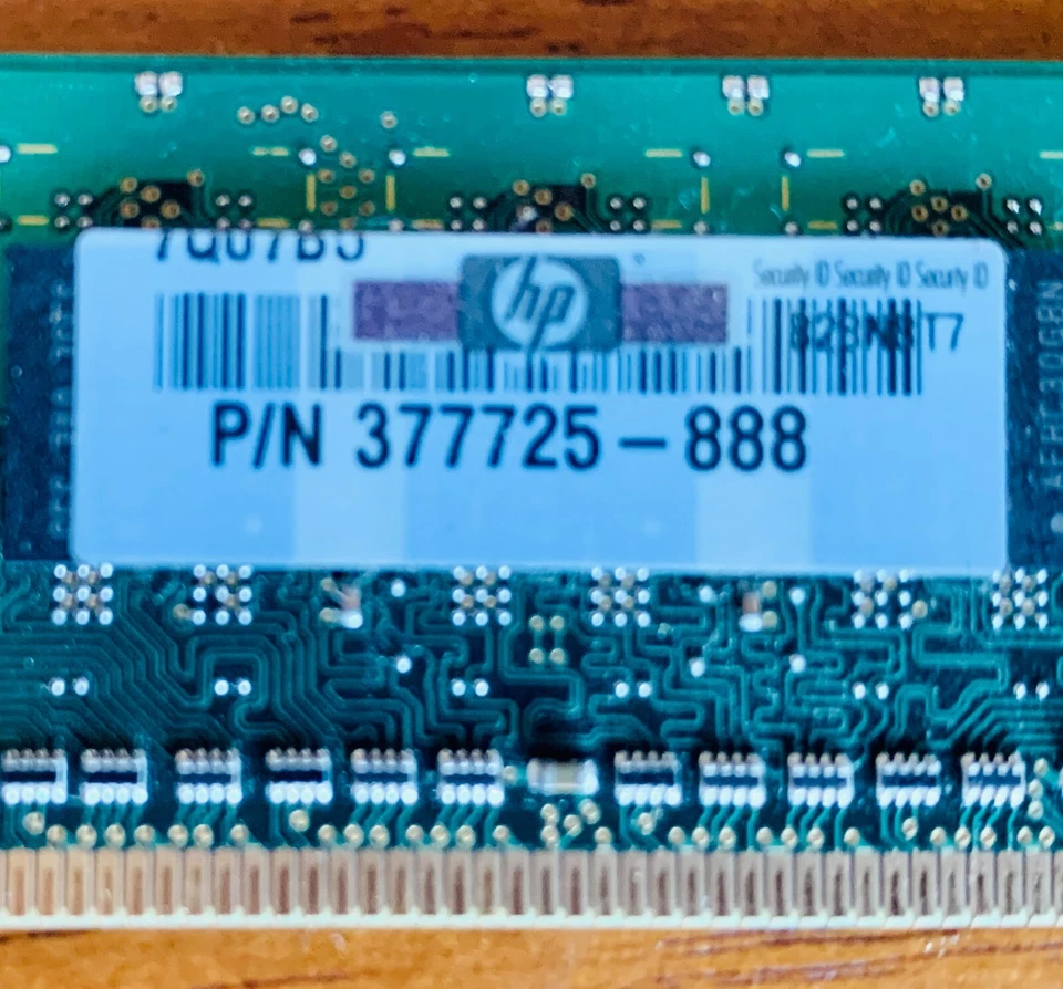 Samsung 512MB 1Rx8 PC2-5300U-555-12-D3 M378T6553CZ3-CE6 MEMORY Set of 2 - Image 4 of 4