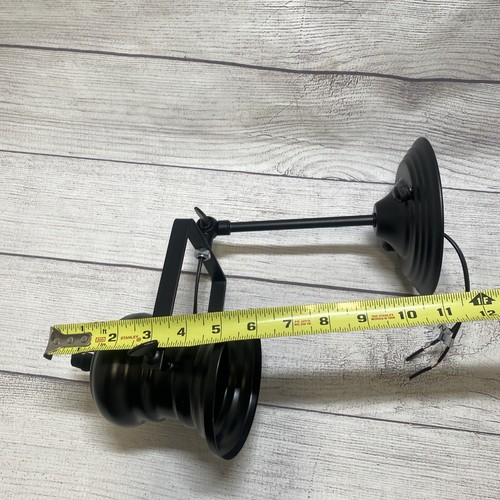 Retro Industrial Black Metal Pendant Sconce Wall Ceiling Light NEW w/out TAGS - Picture 8 of 13