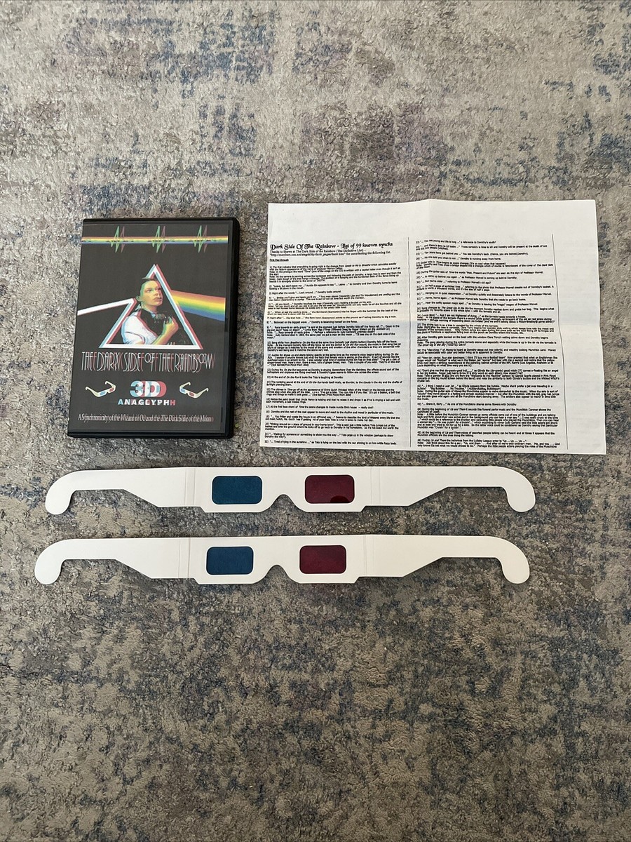 Pink Floyd Dark Side Of The Rainbow In 3D! DSOTM In SynchW/Wizard