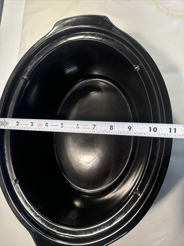CrockPot Slow Cooker Model SCV603TQ oval 6 qt Stoneware insert/pot