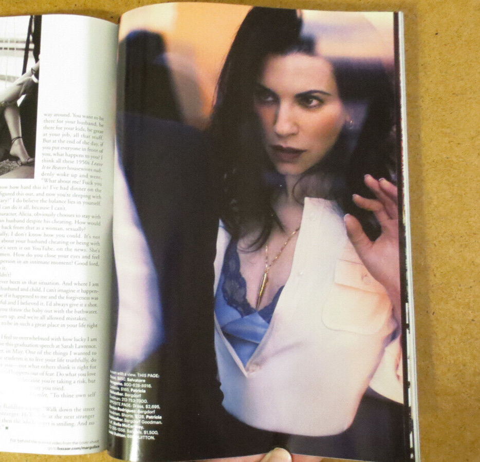 HARPER'S BAZAAR Magazine Julianna Margulies JERRY HALL Jacqueline