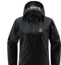 Haglofs Womens Betula Gtx Jacket Black, Size Uk 16