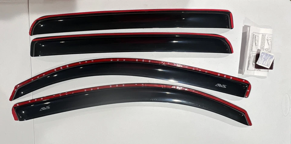 Juego de deflectores en canal para pantalla de ventilación automática AVS 194230 Ford Freestyle/Taurus X 08-09 Foto 2 de 2