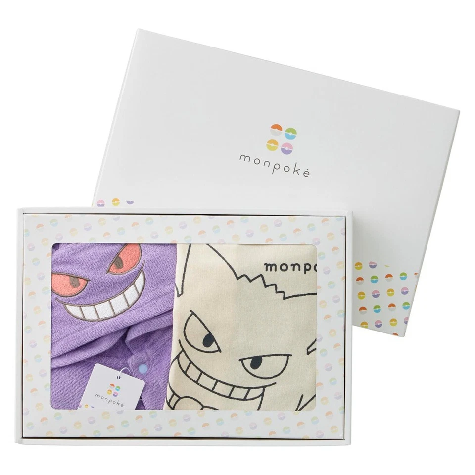 NUEVO MonPoke Pokemon Gengar Mono para Niños Suave 83% Algodón, Poliéster De JPN Foto 3 de 4