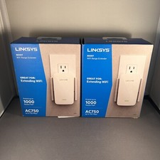 Linksys Boost RE6300 AC750 WiFi Range Extender Lot Of 2 NEW