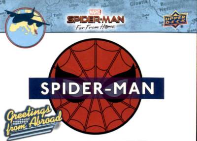 Upper Deck SPIDER-MAN Far From  カード 2019 Upper Deck Spider-Man Far From Home Greetings From Abroad