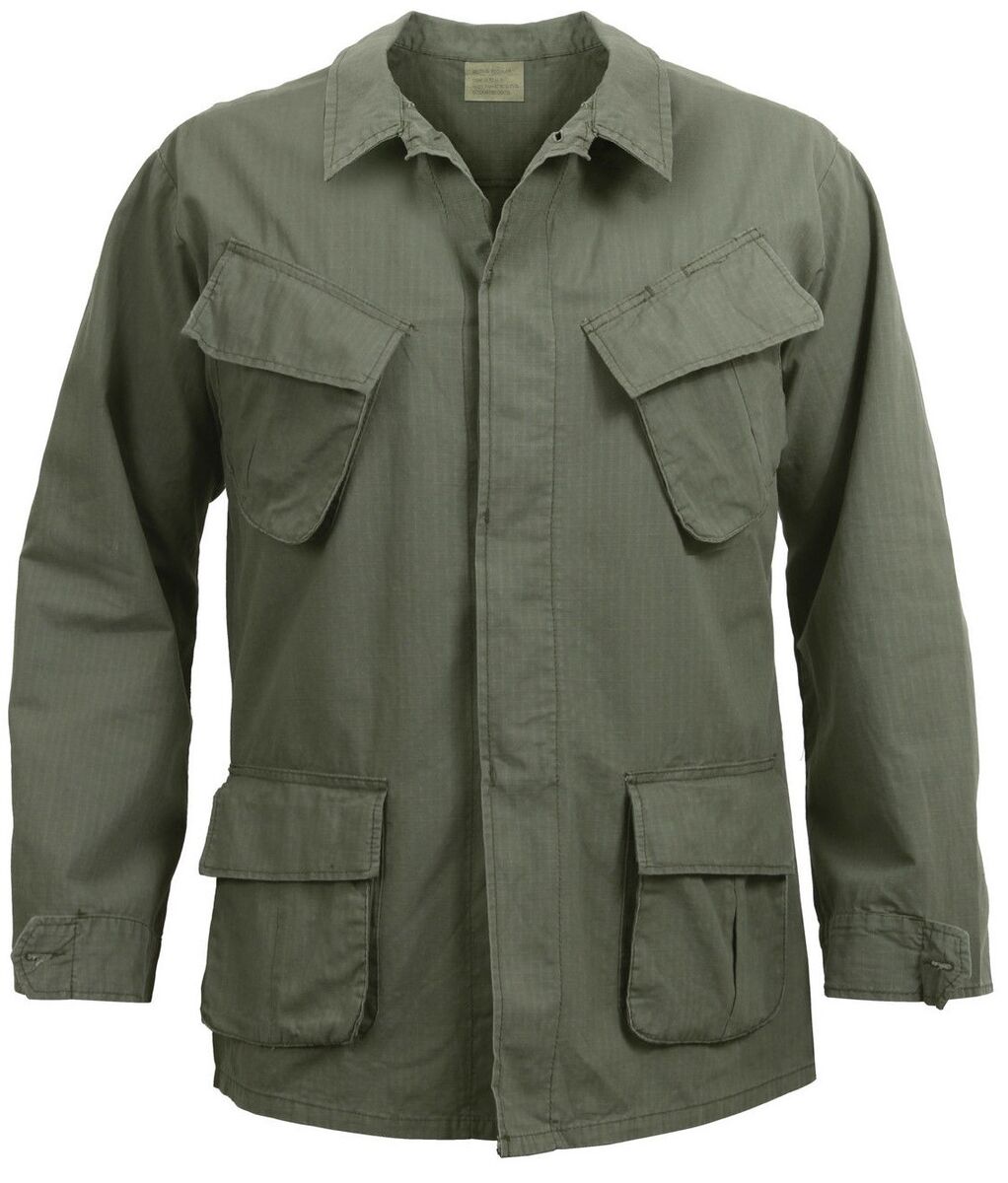 Vietnam Jungle Fatigues Military Uniform Vintage Army BDU Ripstop