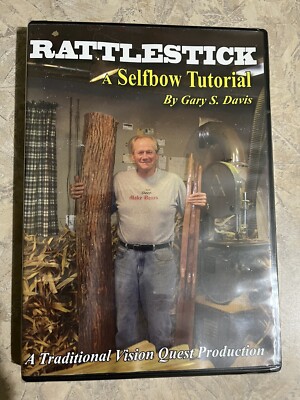 Rattlestick Bows - A Selfbow DVD Tutorial by Master Bowyer Gary S. Davis- New!
