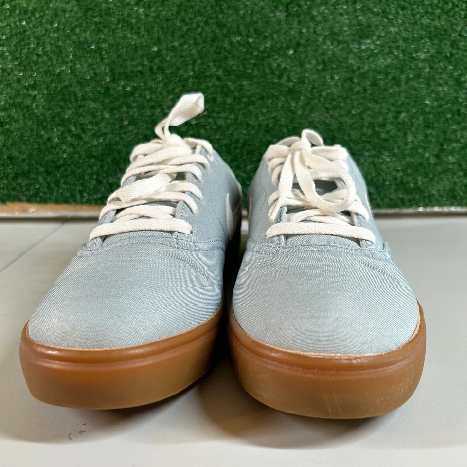 Nike SB Check Solar Zapatos de Skate Suelas de Goma Azul Claro Blanco Tenis para Mujer 10.5 Foto 2 de 4