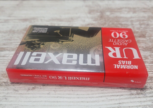 Maxwell UR 90 Minute Blank Audio Cassette Tapes Normal Bias New Sealed - Picture 5 of 6