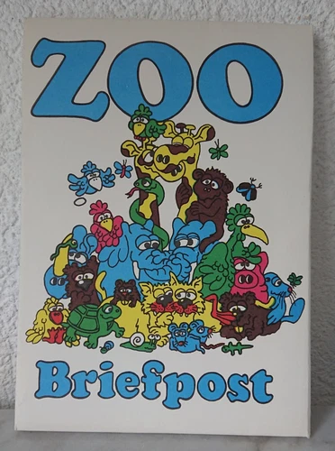 Ancien Papeterie & Enveloppes Zoo Briefpost VEB Berpaflex Berlin