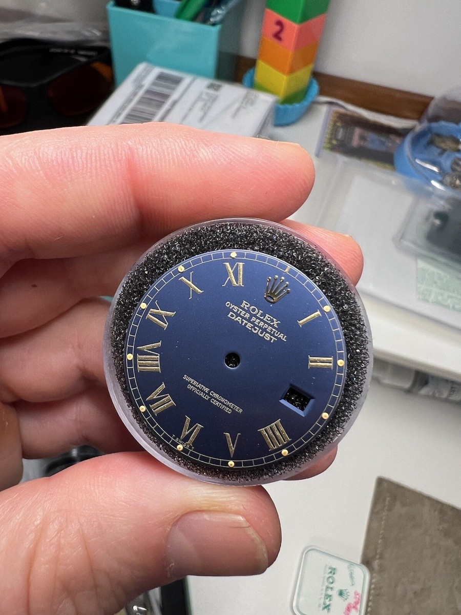 Rolex Blue Buckley Dial For 16013 Datejust Watch | eBay