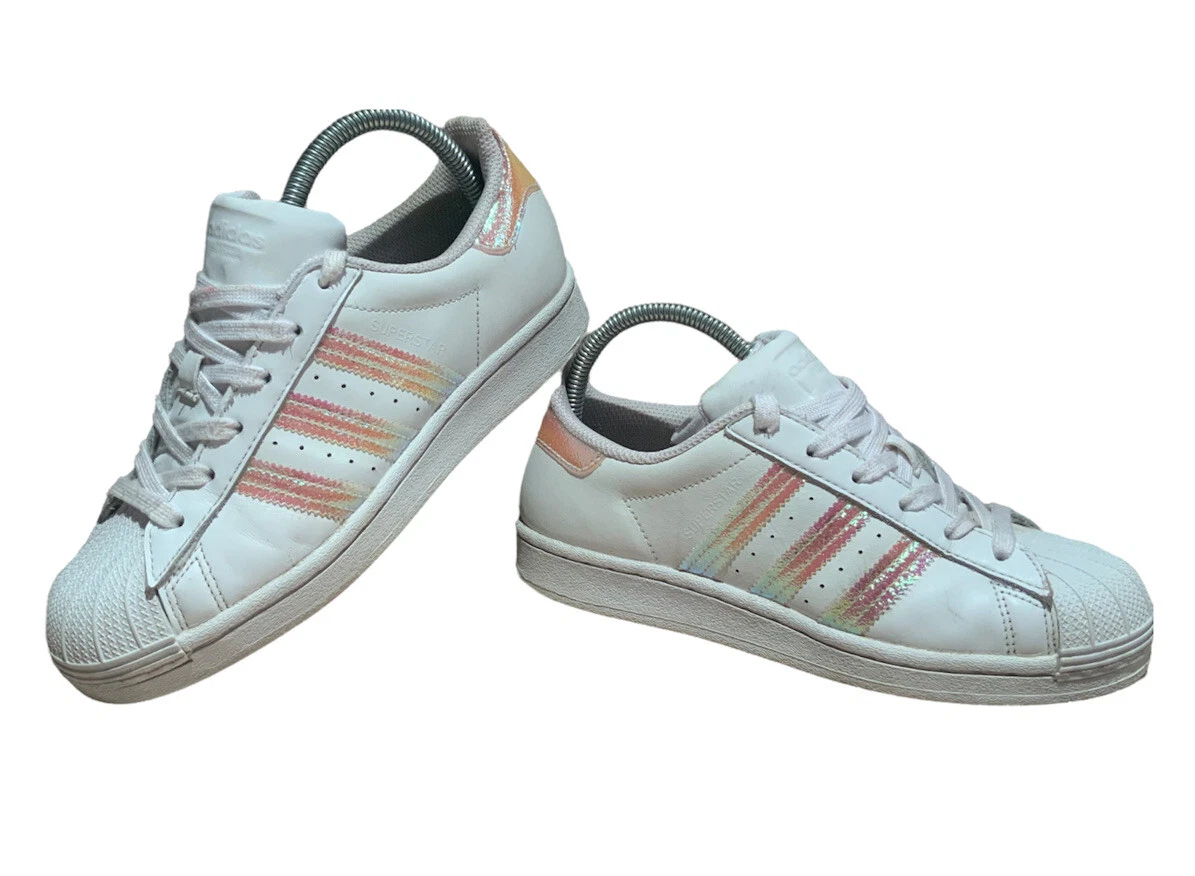 Adidas originals womens superstar clearance trainer white / grey pearl