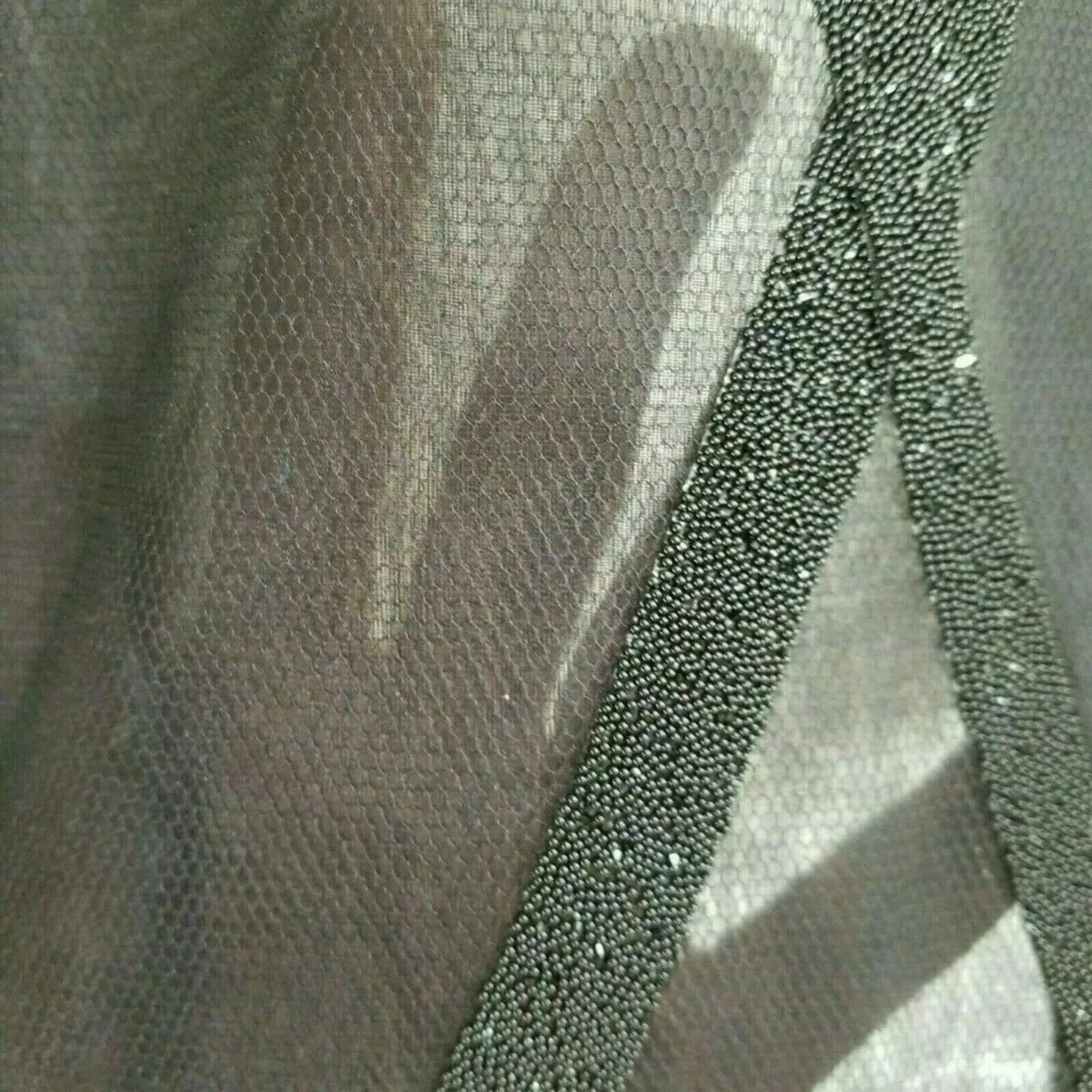 AKRIS Black Swarovski Crystal Silk Evening Jacket Mesh Cropped Libelle NWT image 8