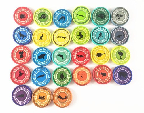 30 PCS Random Color Wild Kratts Toys Novelty Power Discs Collection Toy