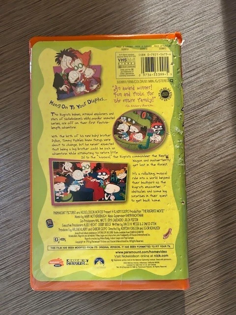 The Rugrats Movie VHS 1998 Nickelodeon Clamshell - Image 4 of 4
