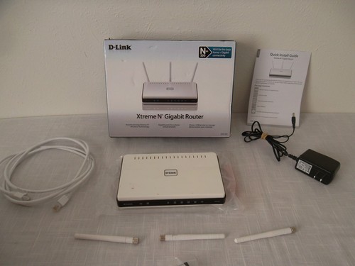 D-Link Xtreme Wireless-N Gigabit Broadband Router QoS 300N DHCP 802.11n DIR-655 - Picture 1 of 10