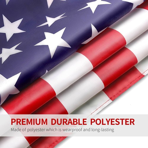 1 pz Bandiera Americana 3x5FT (90x150cm) Poliestere Esterno Giardino Bandiera Sbiadimento Resista - Foto 7 di 18