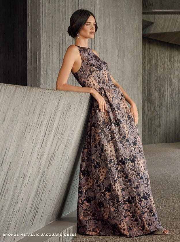 JOHNNY WAS Bronze Metallic Jacquard Maxi Dress Sleeveless Pleated Gown sz 6 $795 | eBay JOHNNY WAS Bronze Metallic Jacquard Maxi Dress Sleeveless Pleated Gown sz 6 $795 | eBay