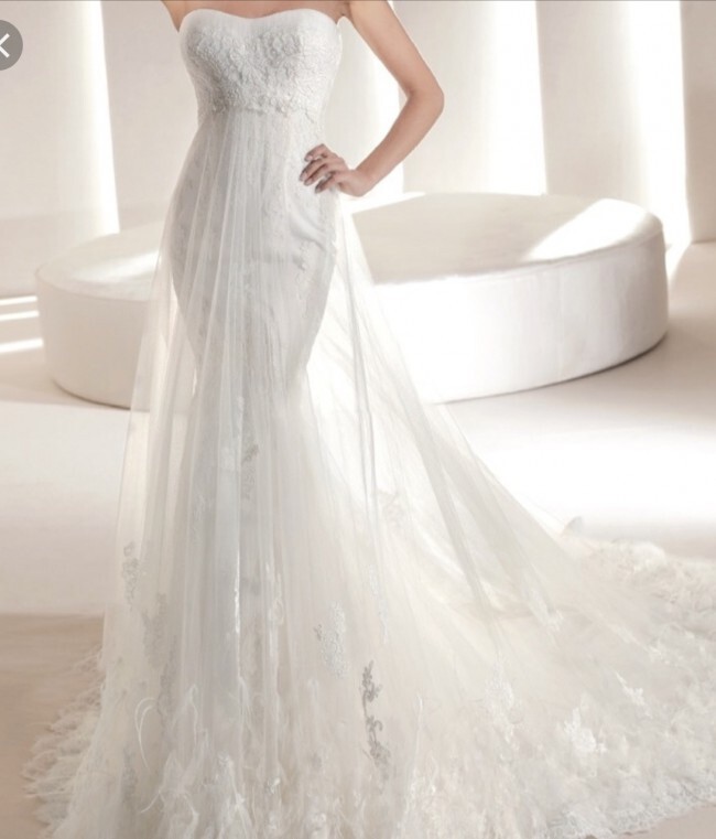 La Sposa Swarovski Crystals Sweetheart Wedding Dress Size 2-4 | eBay