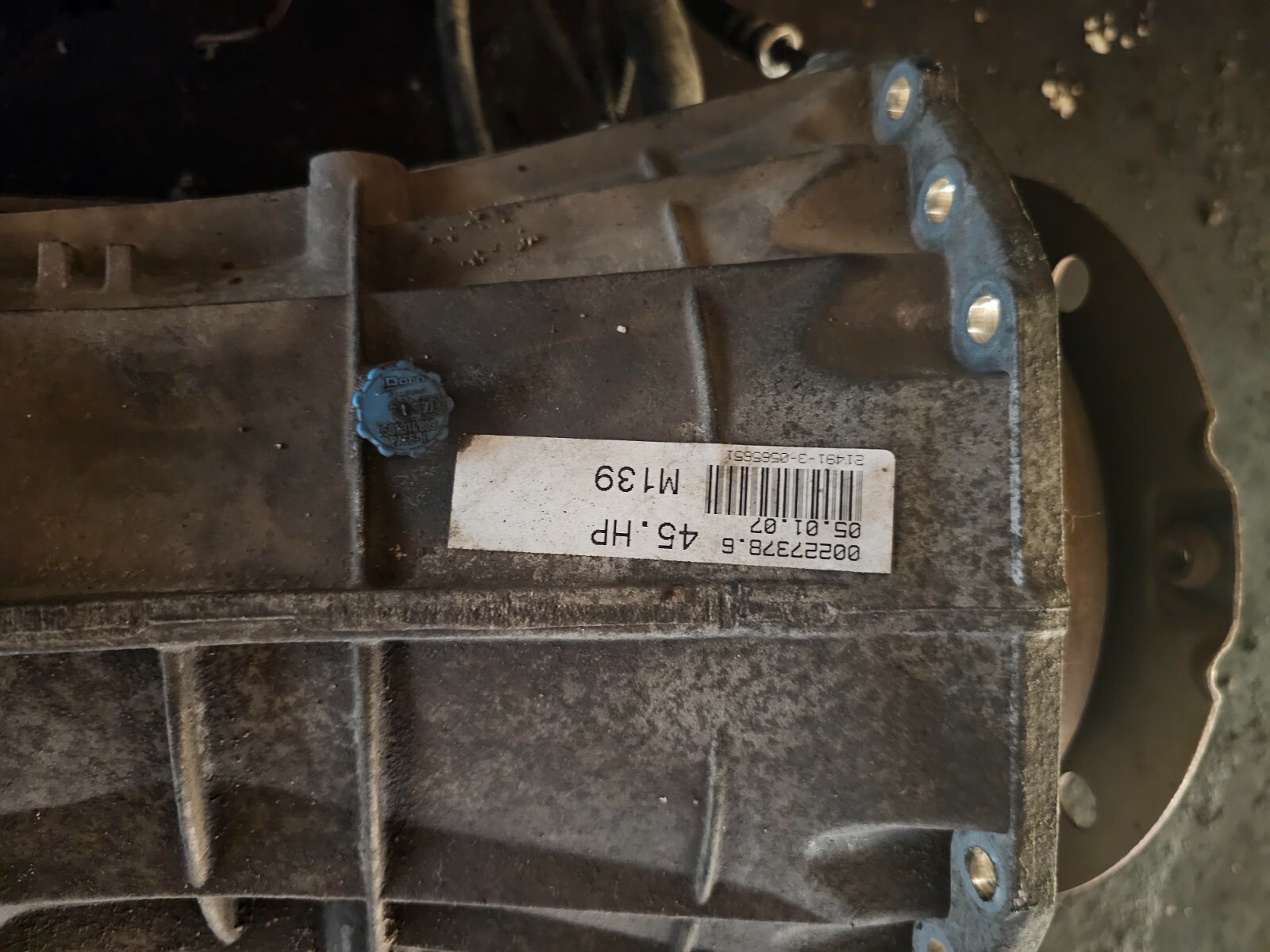 07 MASERATI QUATTROPORTE 4.2L AT M139 45HP 6HP26 COMPLETE TRANSMISSION OEM
