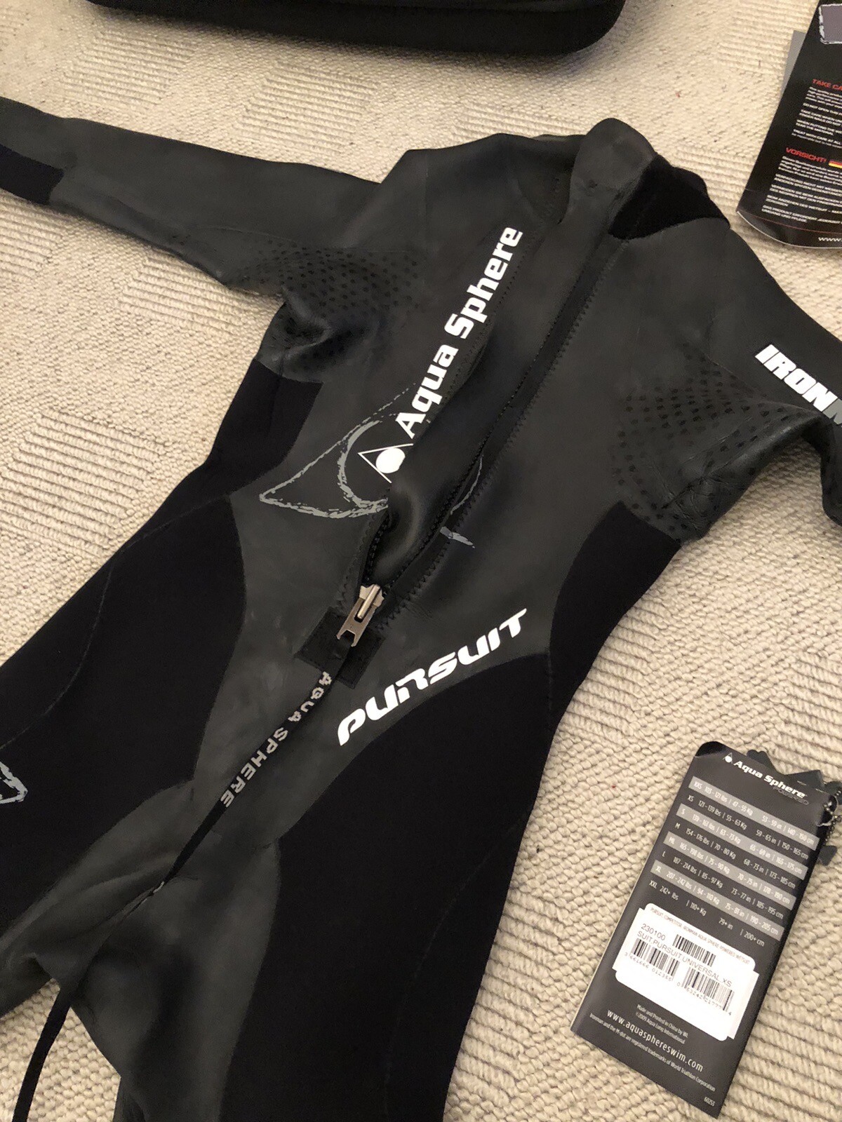 Aqua Sphere Pursuit Iron Man Triathlon, Swim XS Wetsuit, Hardly Used eBay