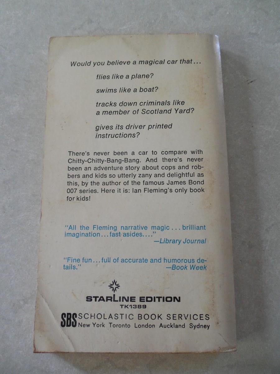 ビッグ⭐︎ページ CHITTY CHITTY BANG BANG by IAN FLEMING, SIGNET #73705, 1ST PRINT