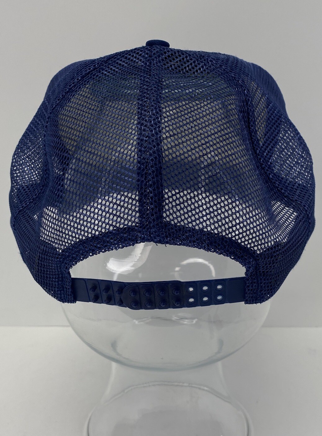 Falk Spell Out Script Patch Snapnack Trucker Blue… - image 3