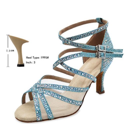 Women's Latin Dance Shoes To Increase Your Height | Kizomba Soft Bottom Thickening.