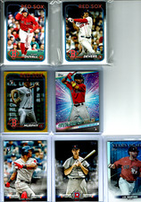 2024 Topps Baseball Series 1 & 2 Boston Red Sox Team Set (31) Base Cards +WOW+