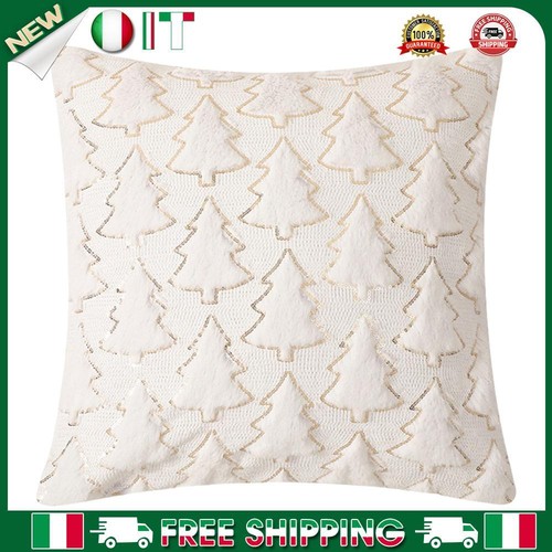 A Christmas Tree Pillow Covers 45x45cm Couch Cushion Case for Bed Sofa