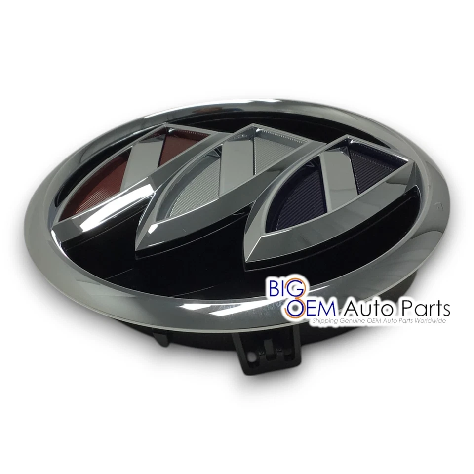 2017 2018 2019 Buick Lacrosse grade frontal emblema tri-escudo novo OEM - Imagem 4 de 4
