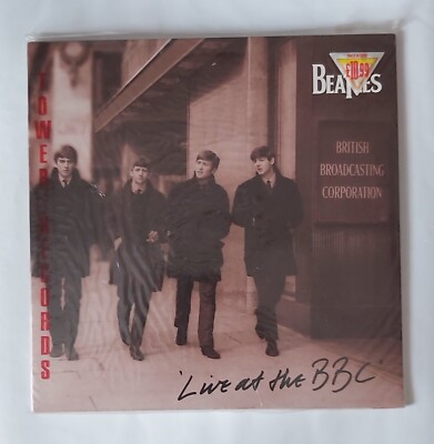 The Beatles Live At The BBC ORIGINAL 1994 FACTORY SEALED 2 X VINYL LP TOWER BAG